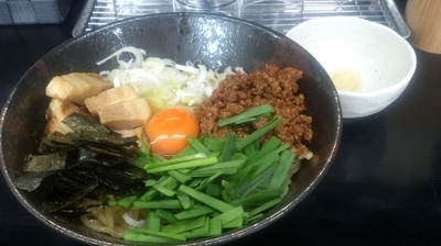 「辛まぜそば」@中華そば 旋の写真