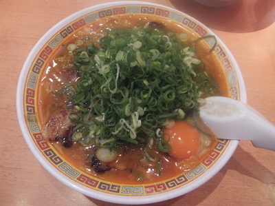 「みそスタミナチャーシュー麺1020円＋卵50円ネギ50円」@天理スタミナラーメン 針テラス店の写真