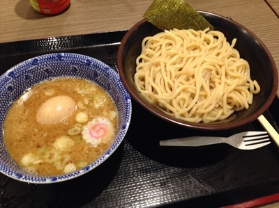 「味玉つけめん（中盛）」@久臨 ダイバーシティ東京プラザ店の写真