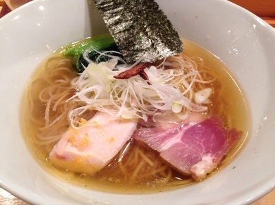 「塩そば（細麺）」@饗 くろ㐂の写真