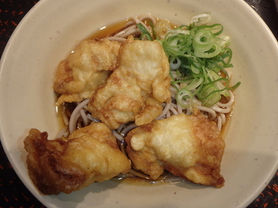 「鶏天ぶっかけ」@驛麺家の写真