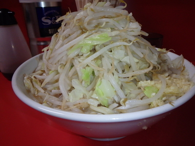 「小ラーメン (690円)(ヤサイニンニク)」@ラーメン二郎 仙台店の写真