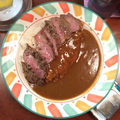 「ステーキ・カレー」@ふくてい 有楽町本店の写真