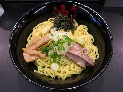 「辛味噌油そば(大盛)：780円」@東京油組総本店 新橋組の写真