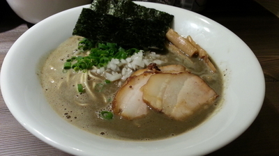 「【昼夜各20食】極濃厚煮干ラーメン￥780」@つけ麺 一燈の写真