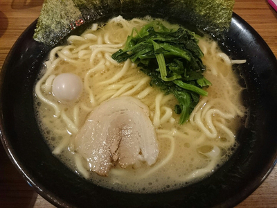 「ラーメン並」@横浜家系ラーメン 壱角家 芝大門店の写真