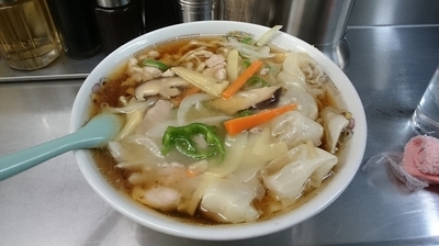 「鶏そばワンタンメン」@進京亭の写真