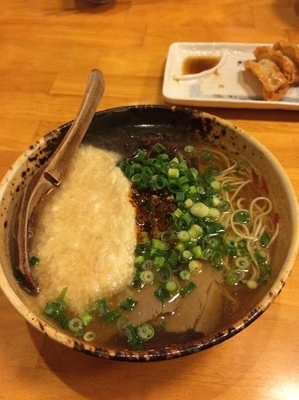 「とろろラーメン」@麺屋極み 粕屋店の写真