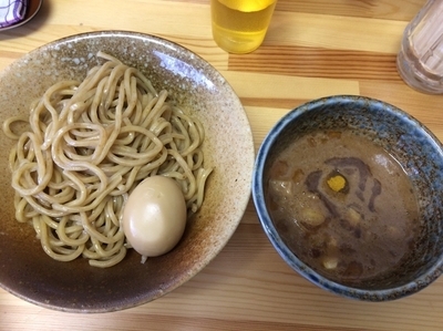 「カレーつけ麺850円、味玉100円」@徳川膳武の写真