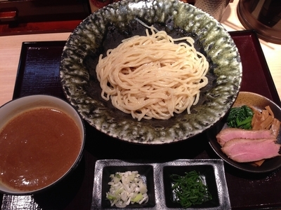 「鰹重ね鴨つけそば」@銀座 鴨そば 九代目 けいすけの写真