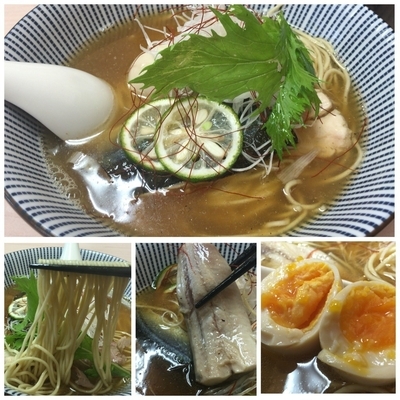 「【期間限定】さんまそば 850円」@中華そば よしかわの写真