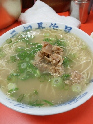 「ラーメン500円」@元祖 長浜屋の写真