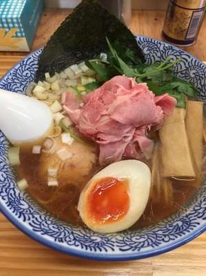 「煮干そば（白醤油）、いわしそば」@中華そば よしかわの写真