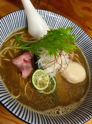 「＜期間･数量限定＞さんまそば ￥850」@中華そば よしかわの写真