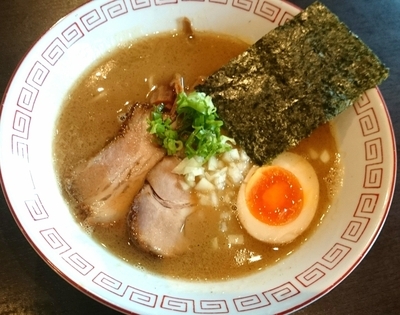 「【限定】荒焚き中華そば 800円－50円（麺半分）」@中華そば 飯村製作所の写真