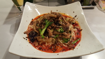 「【限定】秋茄子ときのこの汁無し担々麺 ￥800」@中華蕎麦 瑞山（ZUIZAN）の写真