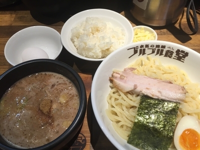 「本気の豚つけ定食（980円）」@本気の焼豚 プルプル食堂の写真