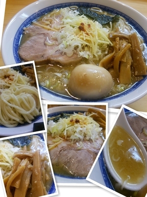「塩ラーメン（並）900円+味玉+ビール」@自家製中華そば としおかの写真