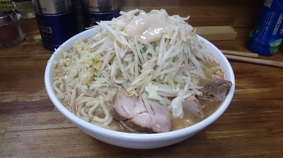 「麺増・大・ショウガ(アブラカラメ)￥８３０＋５０＋募金１００」@ラーメン二郎 新小金井街道店の写真