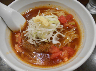 「限定赤い冷製(850円)」@つけめん102 川口店の写真