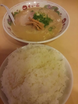 「白飯定食　（こってり、スー大で）　850円」@天下一品 蒲田店の写真