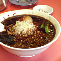 「ラーメン430円＋大盛100円」@ラーメン ちとせの写真