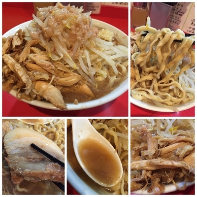 「ミニらーめん（ニンニク･アブラ）￥630➕️鶏ほぐし￥50」@麺屋 桐龍の写真