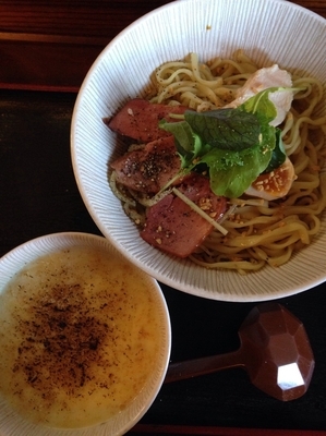 「【限定】ビシソワーズのグラタン風つけ麺」@和風らーめん 凪の写真