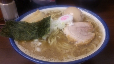 「味玉中華そば(中)」@つけめん 玉 本店の写真