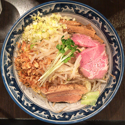 「夜営業限定 ニンニクまぜそば」@麺処 さとう 桜新町店の写真