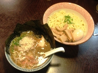 「鈴つけそば 780円＋全部のせ 320円」@ら〜めん鈴の写真