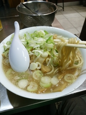 「メンマラーメン900円」@ホープ軒 千駄ヶ谷本店の写真