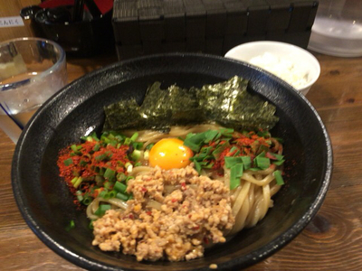 「台湾まぜそば追い飯セット」@麺や 月星の写真