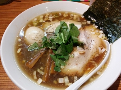 「煮干醤油そば（20食限定）」@中華そば こがね屋の写真