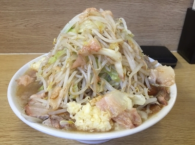 「ラーメン大 全増し」@ラーメン二郎 栃木街道店の写真