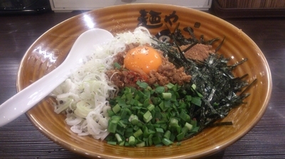 「凸的台湾混蕎麦(追い飯付き)」@麺や でこの写真