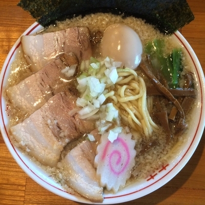 「特製背脂中華そば￥880円」@old school 中華そば Miya Dera Soulの写真