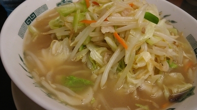 「野菜たっぷりタンメン　大盛」@日高屋 駒込東口店の写真