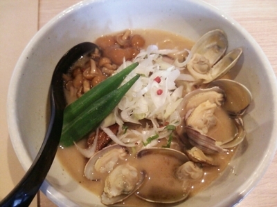 「海老香る濃厚あさりらぁ麺850円」@麺屋宗 -sou- 中目黒店の写真