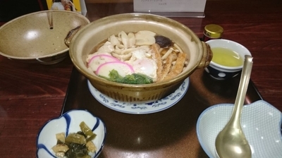 「鍋焼きうどん」@タカラ食堂の写真