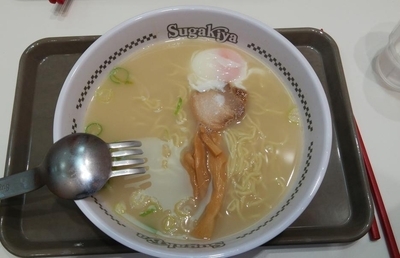 「玉子入ラーメン：350円」@スガキヤ 名古屋南アピタ店の写真