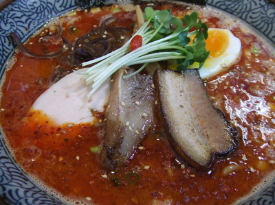 「辛ラーメン　７５０円」@麺処 雄の写真