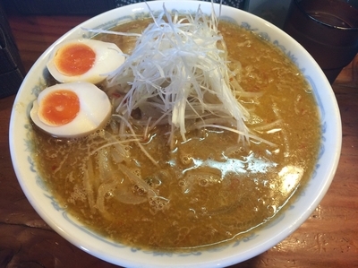 「千思萬考の味噌らーめん  味玉  大盛り」@中華そばつけそば 千思萬考の写真