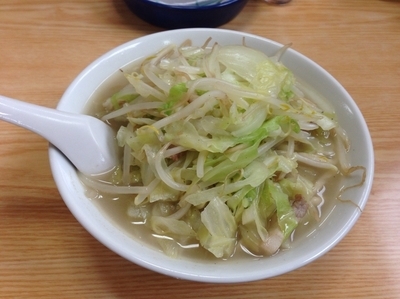 「タンメン」@塩山館食堂の写真