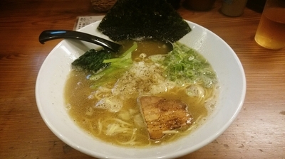「九十九里煮干醤油ラーメン780」@三代目麺処 「まるは」極 船橋店の写真