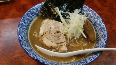 「煮干らーめん 730円」@自家製太麺 元気屋の写真