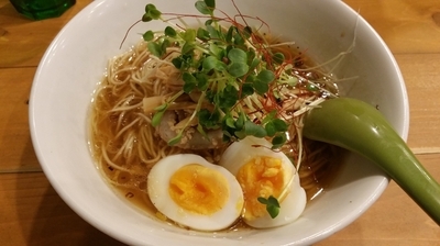 「醤油SOBA(780円)味玉(100円)」@麺屋 Hulu-luの写真