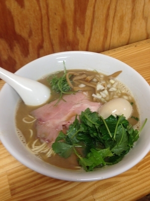 「【限定】特濃鯵煮干そば」@中華そば よしかわの写真