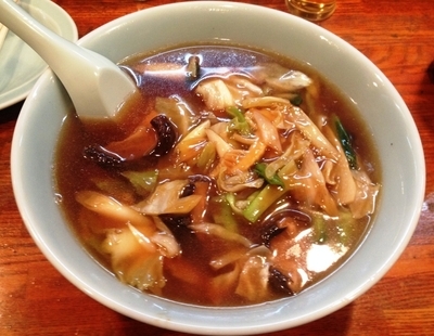 「シイタケソバ 750円」@華洲楼 駒岡店の写真