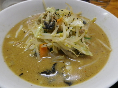 「カキ味噌ラーメン」@九州大分ラーメン 麺恋亭 中華街店の写真